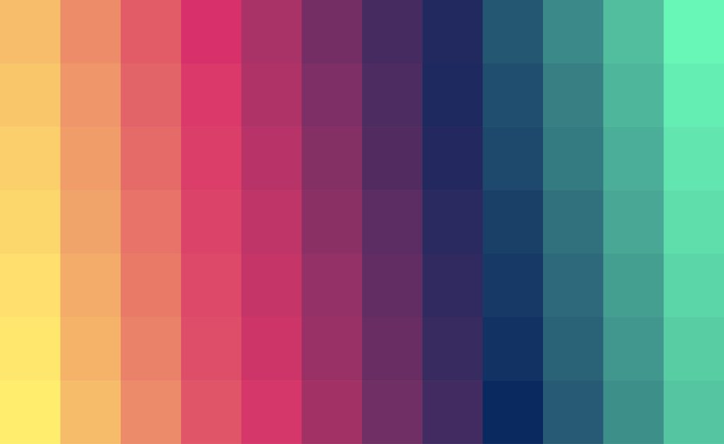 My Favourite Gradient Mixtures: A Creative Exploration